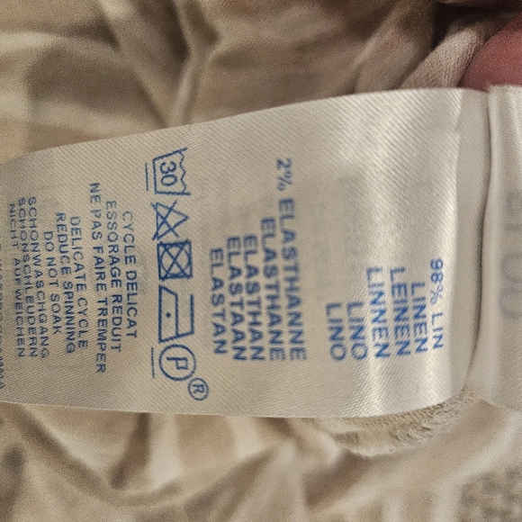 Jenni kayne X Saint James RUE drop shoulder tee oatmeal M - Picture 9 of 11